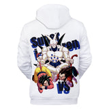 Hot Anime Cartoon Super Dragon Ball Cosplay White Hoodie Sweatshirts Tracksuit Jumper Kids Adult