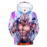 Hot Anime Cartoon Dragon Ball Goku Cosplay Hoodie Sweatshirts Tracksuit Jumper Kids Adult