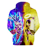 Hot Anime Cartoon Dragon Ball Goku Captain Ginyu Cosplay Hoodie Sweatshirts Tracksuit Jumper Kids Adult