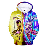 Hot Anime Cartoon Dragon Ball Goku Captain Ginyu Cosplay Hoodie Sweatshirts Tracksuit Jumper Kids Adult
