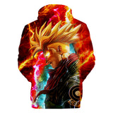 Hot Anime Cartoon Dragon Ball Goku Cosplay Hoodie Sweatshirts Tracksuit Jumper Kids Adult