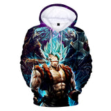 Hot Anime Cartoon Dragon Ball Goku Cosplay Hoodie Sweatshirts Tracksuit Jumper Kids Adult