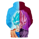 Hot Anime Cartoon Dragon Ball Goku Cosplay Hoodie Sweatshirts Tracksuit Jumper Kids Adult