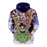 Hot Anime Cartoon Dragon Ball Cosplay Hoodie Sweatshirts Tracksuit Jumper Kids Adult