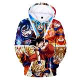 Hot Anime Cartoon Dragon Ball Cosplay Hoodie Sweatshirts Tracksuit Jumper Kids Adult