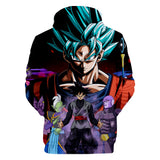 Hot Anime Cartoon Dragon Ball Cosplay Hoodie Sweatshirts Tracksuit Jumper Kids Adult