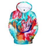 Hot Anime Cartoon Dragon Ball Cosplay Hoodie Sweatshirts Tracksuit Jumper Kids Adult