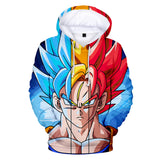 Hot Anime Cartoon Dragon Ball Cosplay Hoodie Sweatshirts Tracksuit Jumper Kids Adult