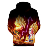Hot Anime Cartoon Dragon Ball Cosplay Hoodie Sweatshirts Tracksuit Jumper Kids Adult