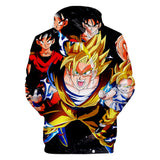 Hot Anime Cartoon Dragon Ball Cosplay Hoodie Sweatshirts Tracksuit Jumper Kids Adult