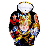 Hot Anime Cartoon Dragon Ball Cosplay Hoodie Sweatshirts Tracksuit Jumper Kids Adult