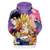 Hot Anime Cartoon Dragon Ball Cosplay Hoodie Sweatshirts Tracksuit Jumper Kids Adult