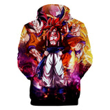 Hot Anime Cartoon Dragon Ball Cosplay Hoodie Sweatshirts Tracksuit Jumper Kids Adult