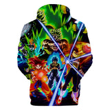 Hot Anime Cartoon Dragon Ball Cosplay Hoodie Sweatshirts Tracksuit Jumper Kids Adult