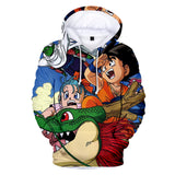 Hot Anime Cartoon Dragon Ball Cosplay Hoodie Sweatshirts Tracksuit Jumper Kids Adult