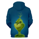 Hot Christmas Cartoon The Grinch Cosplay Hoodie Sweatshirts Tracksuit Jumper Kids Adult