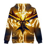 Hot Cartoon Pokemon Go Dragon Jumper Casual Sports Hoodies for Kids Youth Adult