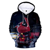 Hot Cartoon Pokemon Detective Pikachu Black Jumper Casual Sports Hoodies for Kids Youth Adult