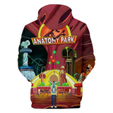 Hot Cartoon Rick and Morty 3D Print Cosplay Hoodie Pullover Sweatshirts Unisex Tracksuit Jumper