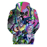 Hot Cartoon Rick and Morty 3D Print Cosplay Hoodie Pullover Sweatshirts Unisex Tracksuit Jumper
