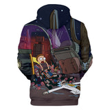 Hot Cartoon Rick and Morty 3D Print Cosplay Hoodie Pullover Sweatshirts Unisex Tracksuit Jumper