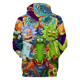 Hot Cartoon Rick and Morty 3D Print Cosplay Hoodie Pullover Sweatshirts Unisex Tracksuit Jumper