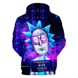 Hot Cartoon Rick and Morty 3D Print Cosplay Hoodie Pullover Sweatshirts Unisex Tracksuit Jumper