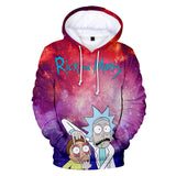 Hot Cartoon Rick and Morty 3D Print Cosplay Hoodie Pullover Sweatshirts Unisex Tracksuit Jumper