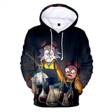 Hot Cartoon Rick and Morty 3D Print Cosplay Hoodie Pullover Sweatshirts Unisex Tracksuit Jumper