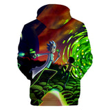 Hot Cartoon Rick and Morty 3D Print Cosplay Hoodie Pullover Sweatshirts Unisex Tracksuit Jumper