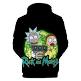 Hot Cartoon Rick and Morty 3D Print Cosplay Hoodie Pullover Sweatshirts Unisex Tracksuit Jumper