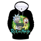 Hot Cartoon Rick and Morty 3D Print Cosplay Hoodie Pullover Sweatshirts Unisex Tracksuit Jumper