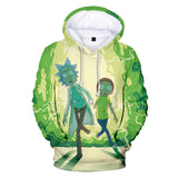 Hot Cartoon Rick and Morty 3D Print Cosplay Hoodie Pullover Sweatshirts Unisex Tracksuit Jumper