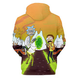 Hot Cartoon Rick and Morty 3D Print Cosplay Hoodie Pullover Sweatshirts Unisex Tracksuit Jumper