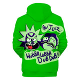 Hot Cartoon Rick and Morty 3D Print Cosplay Hoodie Pullover Sweatshirts Unisex Tracksuit Jumper