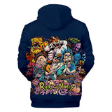 Hot Cartoon Rick and Morty 3D Print Cosplay Hoodie Pullover Sweatshirts Unisex Tracksuit Jumper