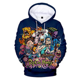 Hot Cartoon Rick and Morty 3D Print Cosplay Hoodie Pullover Sweatshirts Unisex Tracksuit Jumper
