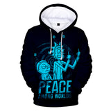 Hot Cartoon Rick and Morty 3D Print Cosplay Hoodie Pullover Sweatshirts Unisex Tracksuit Jumper