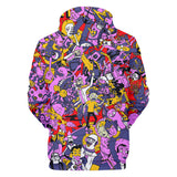 Hot Cartoon Rick and Morty 3D Print Cosplay Hoodie Pullover Sweatshirts Unisex Tracksuit Jumper