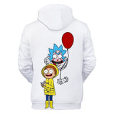 Hot Cartoon Rick and Morty 3D Print Cosplay Hoodie Pullover Sweatshirts Unisex Tracksuit Jumper