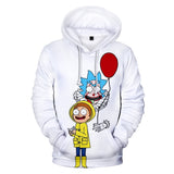 Hot Cartoon Rick and Morty 3D Print Cosplay Hoodie Pullover Sweatshirts Unisex Tracksuit Jumper