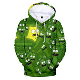 Hot Cartoon Rick and Morty 3D Print Cosplay Hoodie Pullover Sweatshirts Unisex Tracksuit Jumper