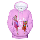 Hot Cartoon Rick and Morty 3D Print Cosplay Hoodie Pullover Sweatshirts Unisex Tracksuit Jumper