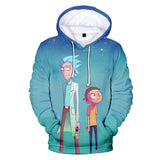Hot Cartoon Rick and Morty 3D Print Cosplay Hoodie Pullover Sweatshirts Unisex Tracksuit Jumper