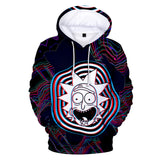 Hot Cartoon Rick and Morty 3D Print Cosplay Hoodie Pullover Sweatshirts Unisex Tracksuit Jumper