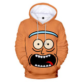 Hot Cartoon Rick and Morty 3D Print Cosplay Hoodie Pullover Sweatshirts Unisex Tracksuit Jumper