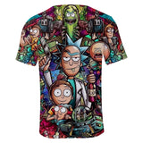 Rick and Morty Casual 3D Graphic T-shirts Unisex for Kids & Alduts