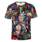 Rick and Morty Casual 3D Graphic T-shirts Unisex for Kids & Alduts
