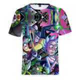 Rick and Morty Casual 3D Graphic T-shirts Unisex for Kids & Alduts