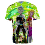 Rick and Morty Casual 3D Graphic T-shirts Unisex for Kids & Alduts